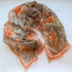 Vintage Silk Blend Scarf by Vera